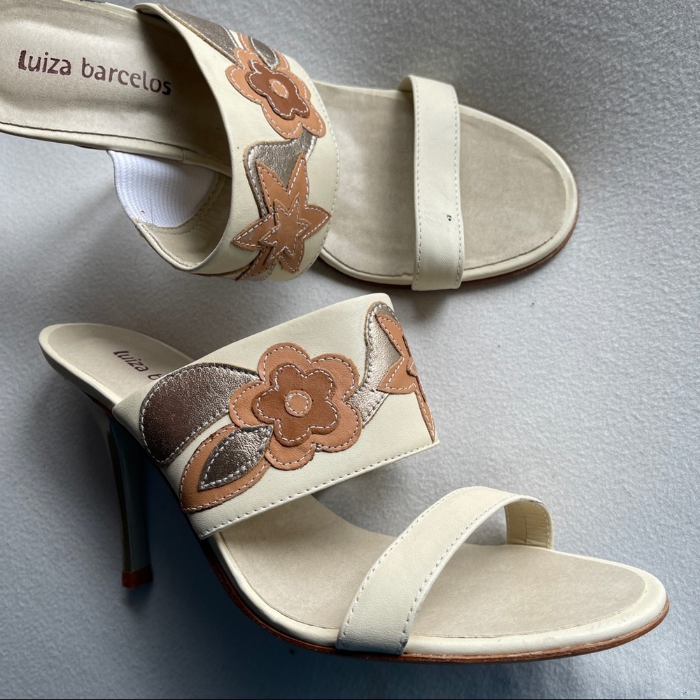 Luiza Barcelos Shoes Heels Open Toe Size 8B